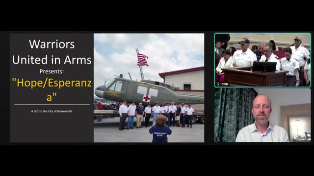 City of Brownsville Receives Historic Vietnam Helicopter