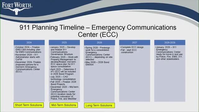 City outlines ambitious plan for emergency communication overhaul