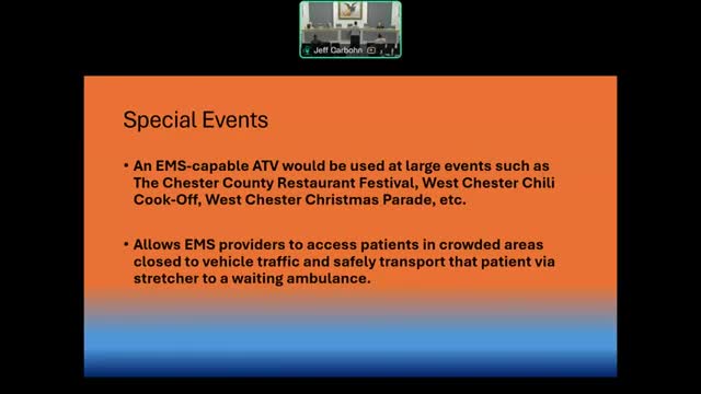 Emergency response revolutionized with new ATV proposal