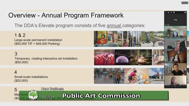 City plans vibrant public art projects to revitalize downtown