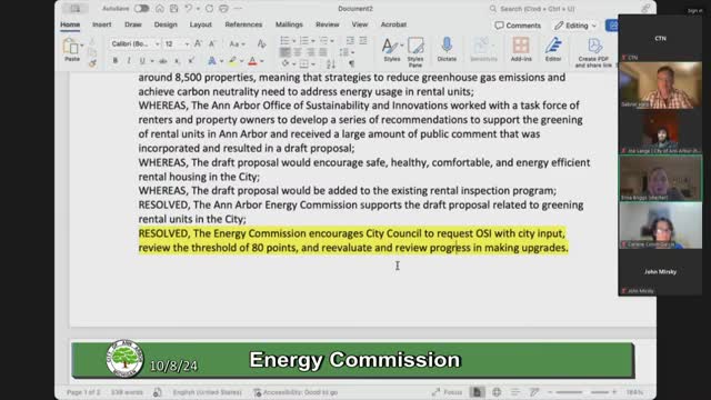 City Council debates urgent climate action measures