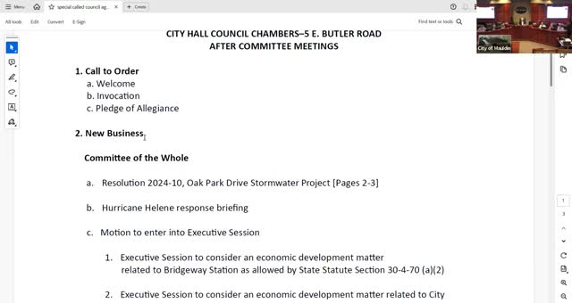 City Council Secures Major Funding for Stormwater Project