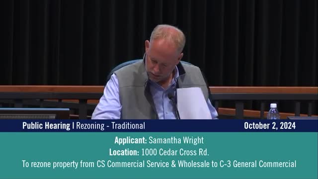 Rezoning proposal sparks debate over commercial development