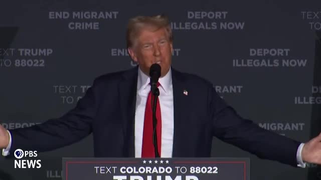 Trump rallies support for candidates amid hurricane recovery efforts