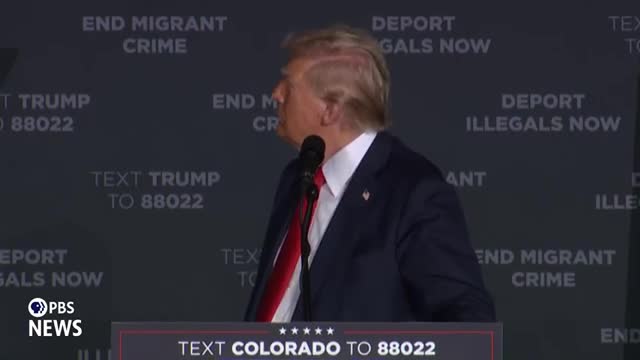 Trump vows to prioritize Americans in fiery rally speech