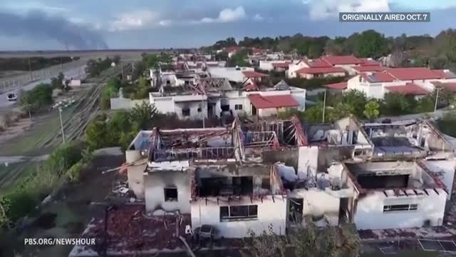 Kibbutz under siege as gunmen wreak havoc and chaos