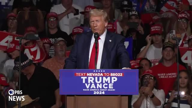 Trump rallies support for Nevada ahead of crucial vote