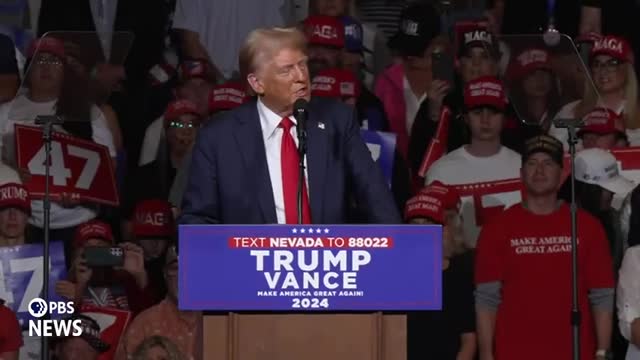 Trump slams Kamala Harris in fiery campaign speech