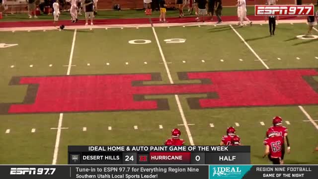 Hurricane Tigers battle back but fall short against Desert Hills