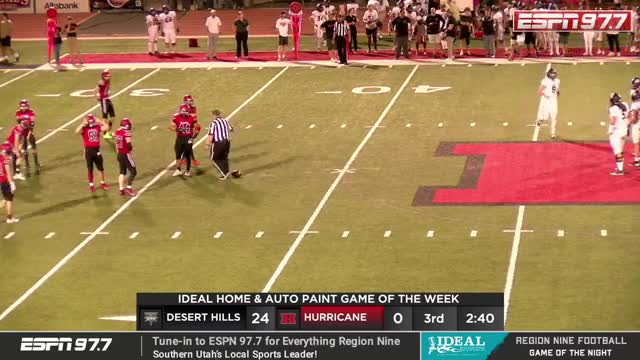 High school football star shines in dominant victory
