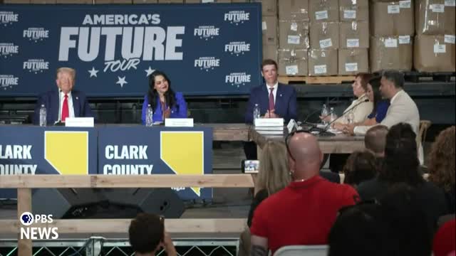 Hispanic business owner rallies support for Trump in November