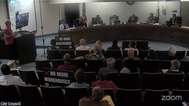 City Council Faces Public Outcry Over Warehouse Development Plans