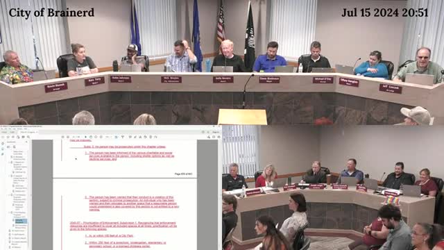 City Council Debates Controversial Camping Ordinance