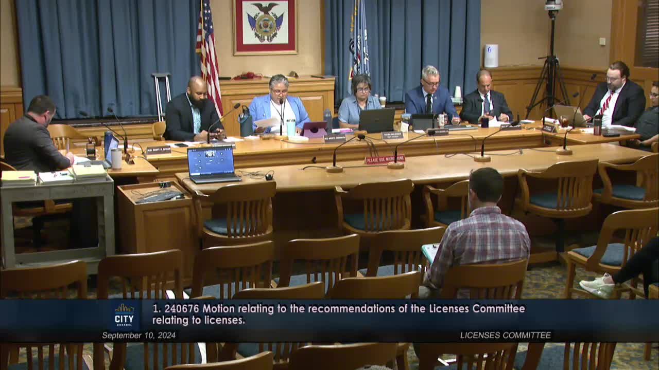 Committee Approves Licenses Amid Controversial Testimonies