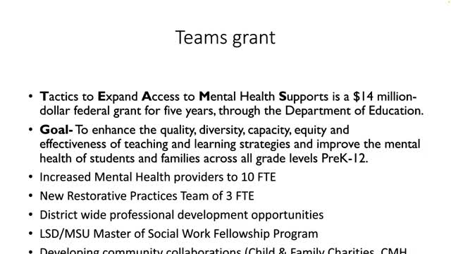 Lansing Schools Launch Major Initiative to Boost Mental Health Support