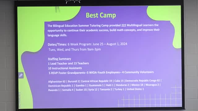 Bilingual education camp empowers diverse learners for success