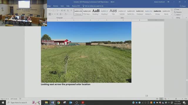 Controversy erupts over solar panel placement debate