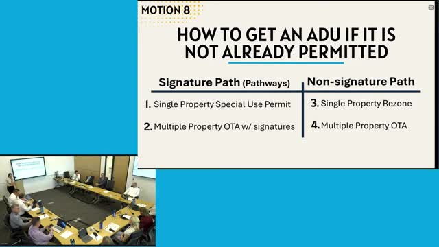 City Council Debates Future of Controversial ADU Legislation