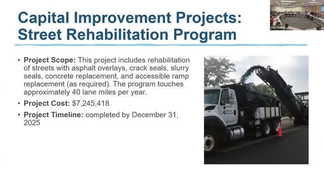 City launches ambitious street rehab and safety initiative
