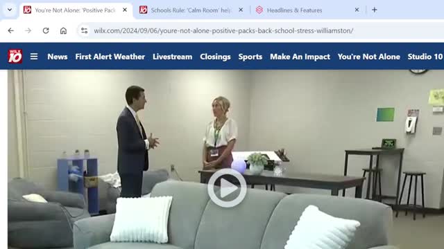 Williamston High School launches innovative calm room for students