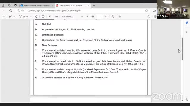 Wayne County Clerk faces ethics complaint over election issues