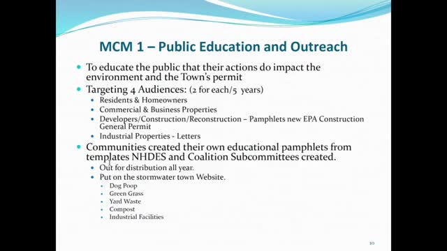 Town launches aggressive plan to tackle stormwater pollution