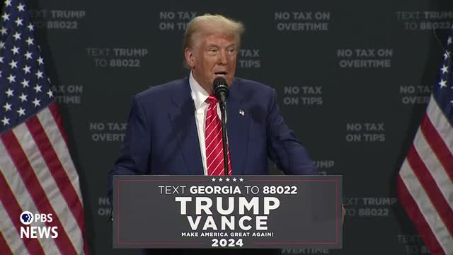 Trump claims Kamala Harris is destroying America with policies