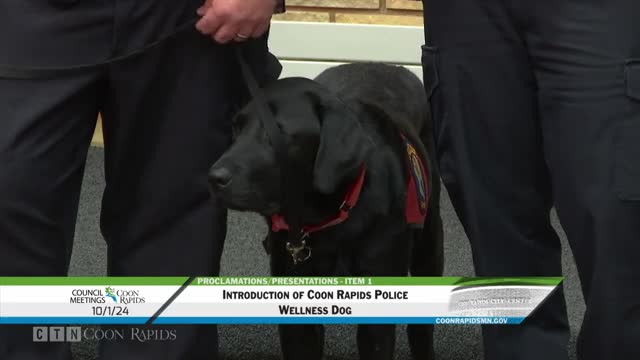 New therapy dog joins police department to boost morale