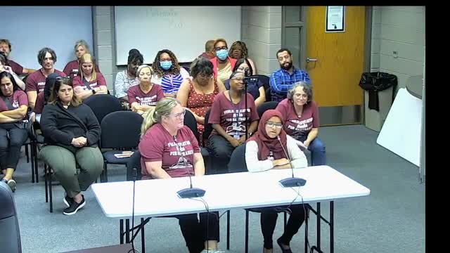 Teachers and staff demand fair pay and better support