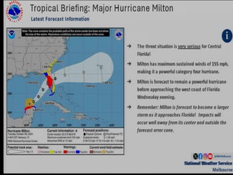 Hurricane preparations intensify as storm approaches Florida