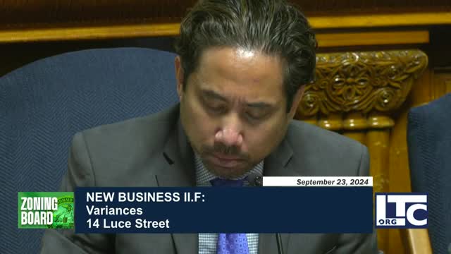 Zoning Board Considers Controversial Lot Subdivision Proposal