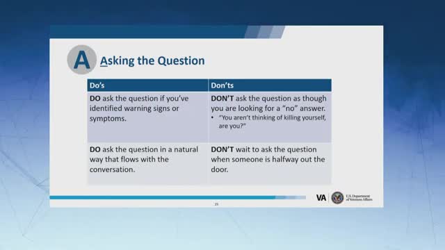 Experts urge open dialogue to prevent veteran suicides