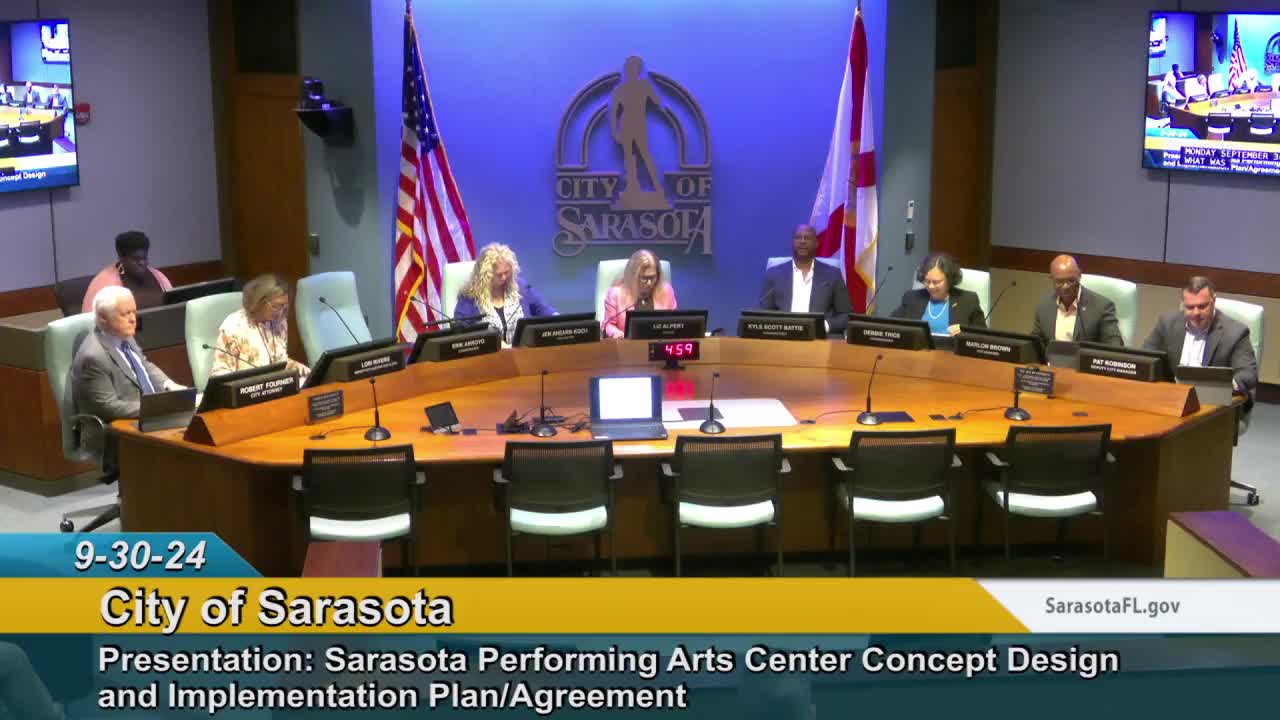 Sarasota unveils ambitious plan for new Performing Arts Center