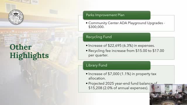 Budget adjustments spark debate over rising property taxes