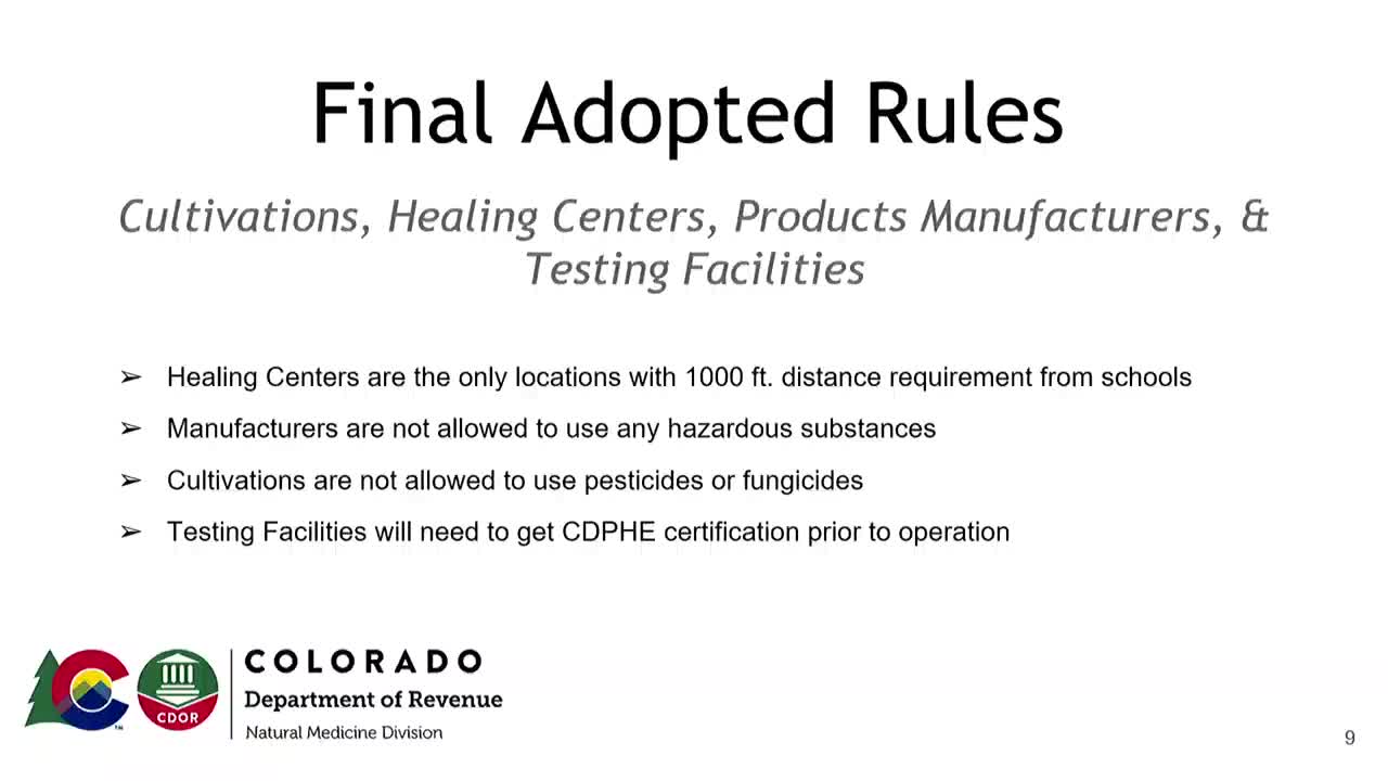 Regulations tighten as Colorado prepares for natural medicine rollout