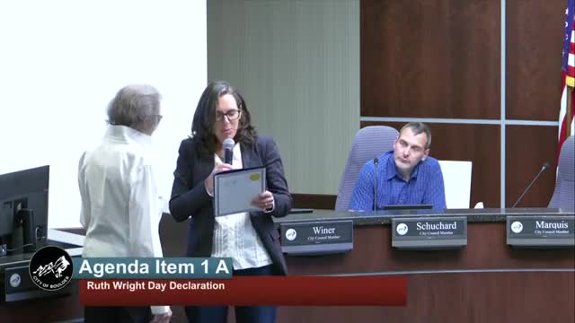 Boulder honors environmental champion Ruth Wright on her 96th birthday