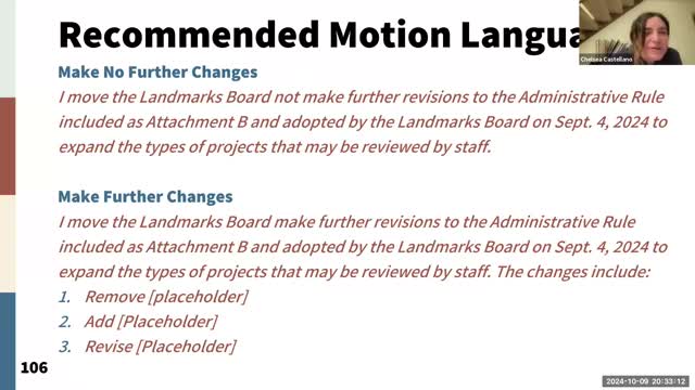 Landmarks Board proposes historic change after 50 years