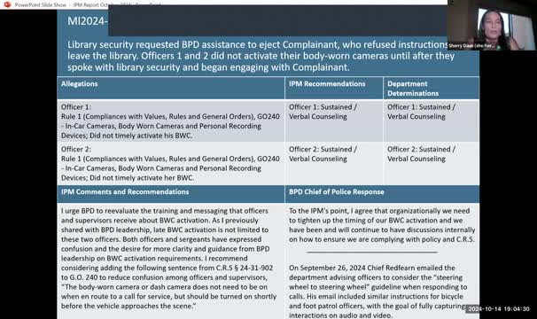 BPD faces scrutiny over body camera policies and use of force