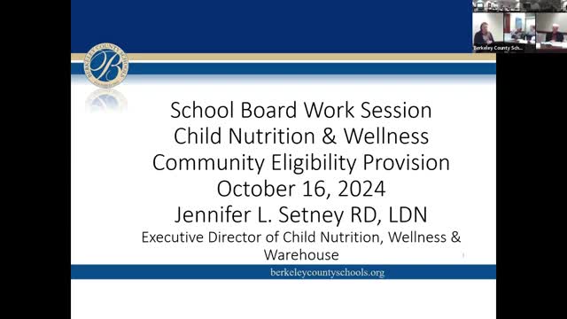 Berkeley County Schools poised to offer free meals district wide