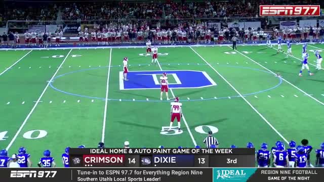 Dixie High School battles back in thrilling senior night showdown
