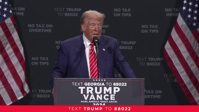 Trump promises economic revival and job surge in Georgia