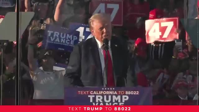 Trump vows to restore California and defeat radical Democrats