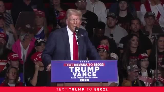 Trump claims record achievements while attacking Biden and Harris