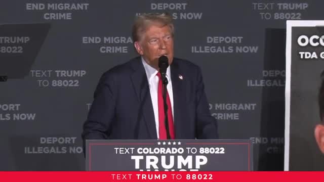 Trump rallies Colorado against gangs and political opponents