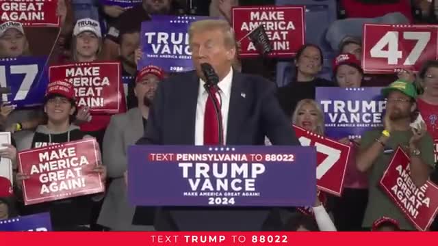 Trump vows to restore America and defeat radical left agenda