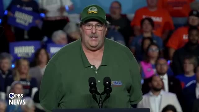 Union leader rallies support against Trump at Harris event