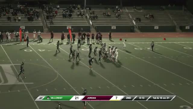 Hillcrest leads thrilling rivalry game at halftime