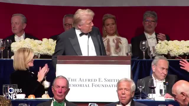 Trump and Schumer unite for charity in rare appearance