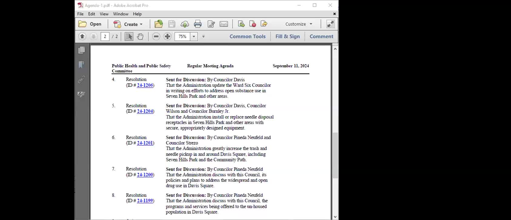 Community Divided Over Drug Crisis and Public Safety Solutions