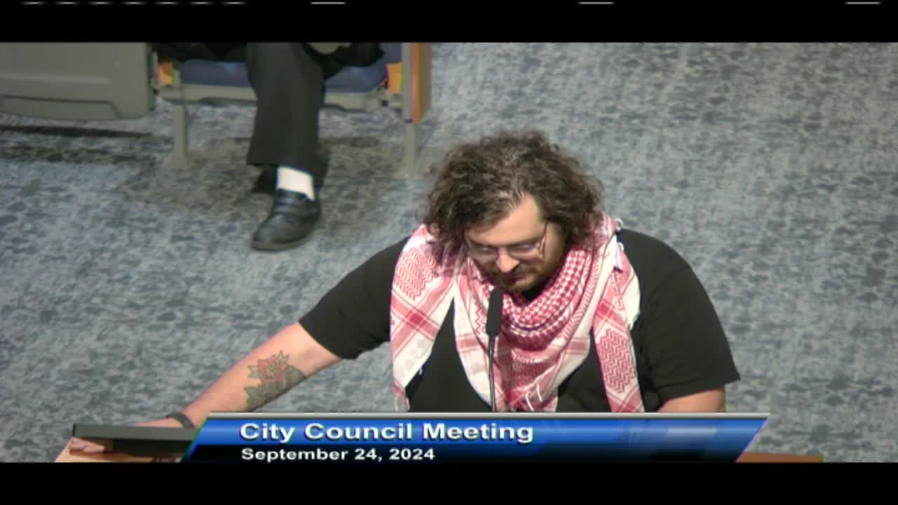 Activists demand Jacksonville council support ceasefire and divestment